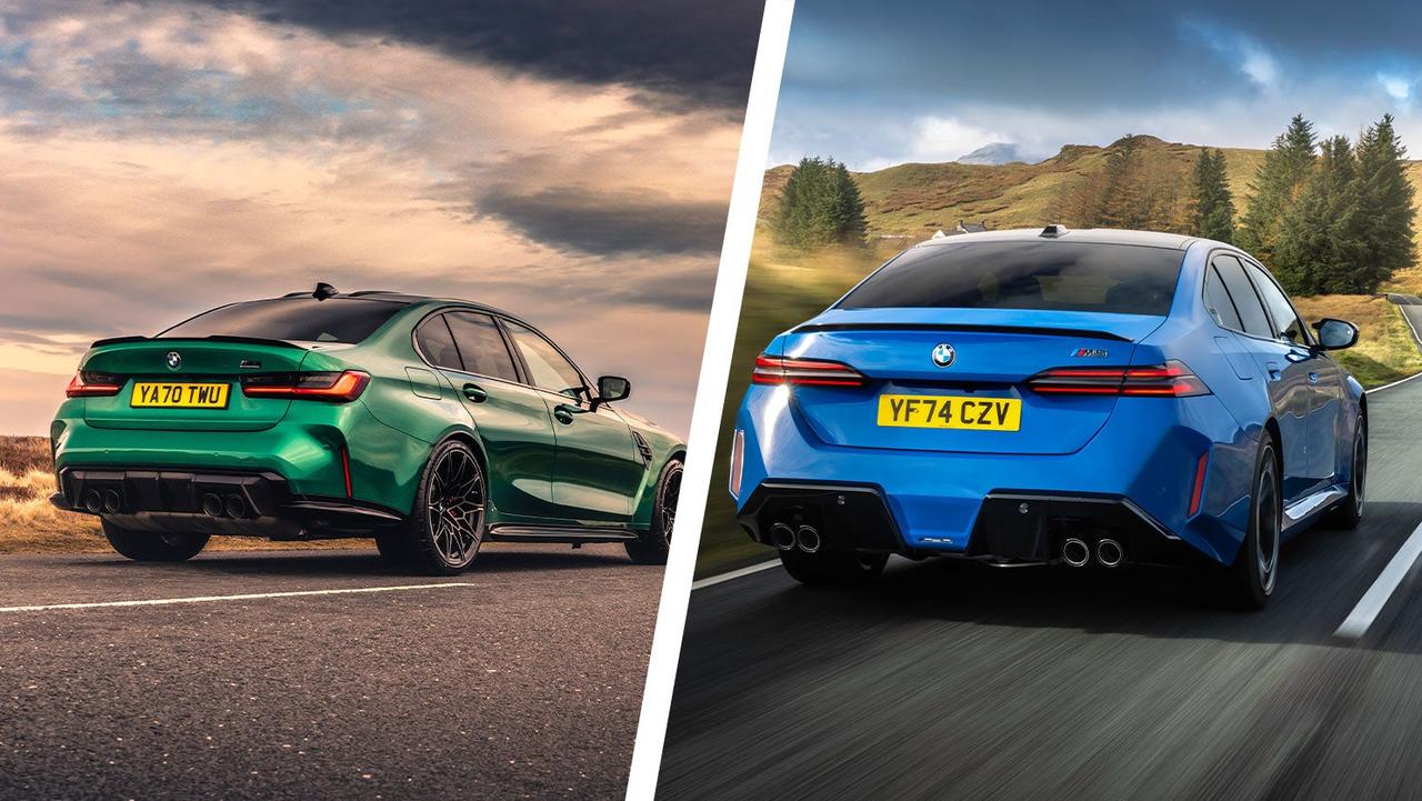 BMW M3 vs M5 rear