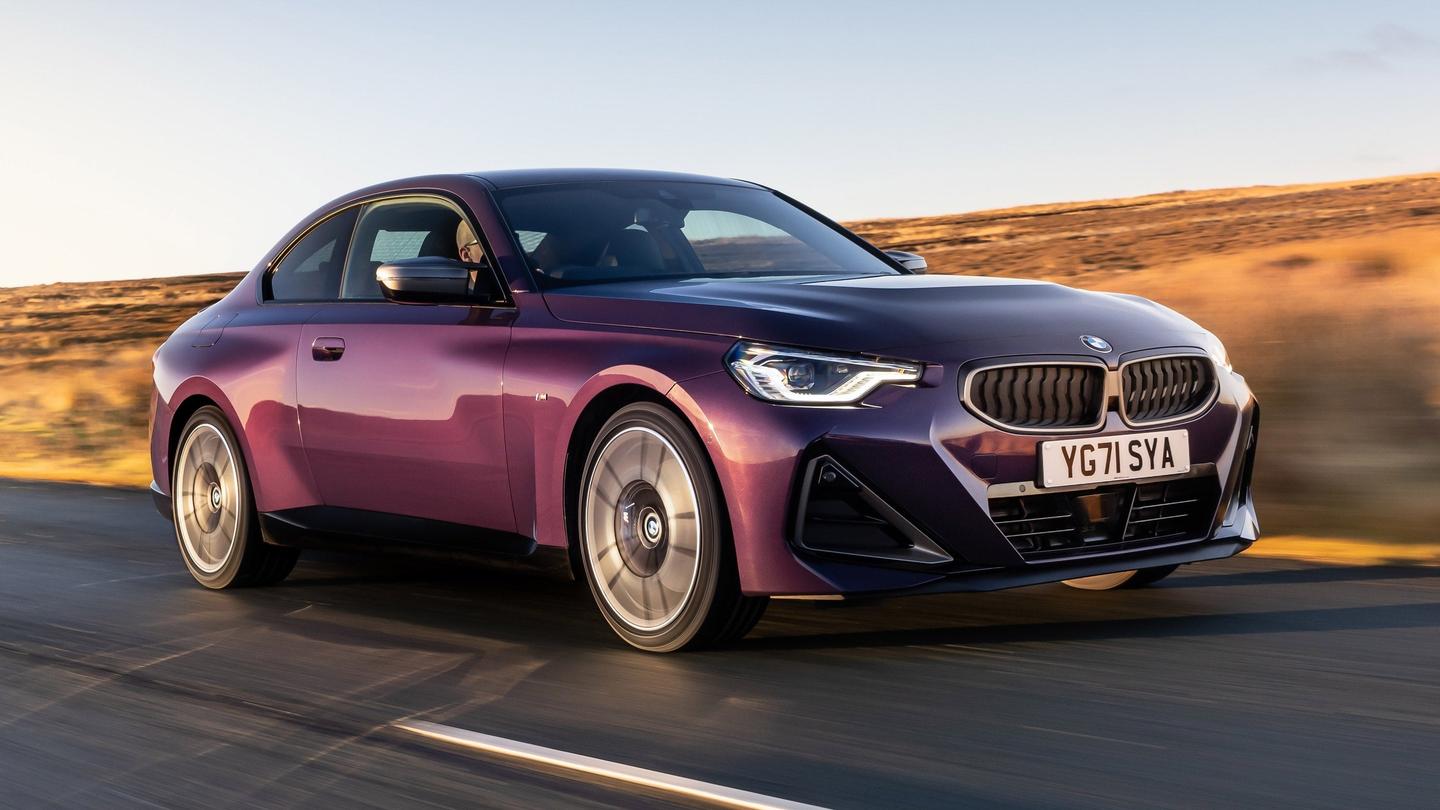 BMW M240i driving