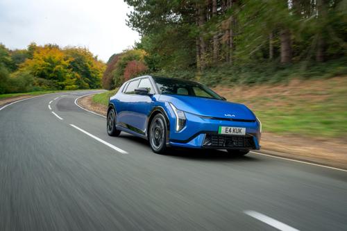 Kia EV4 hero driving shot