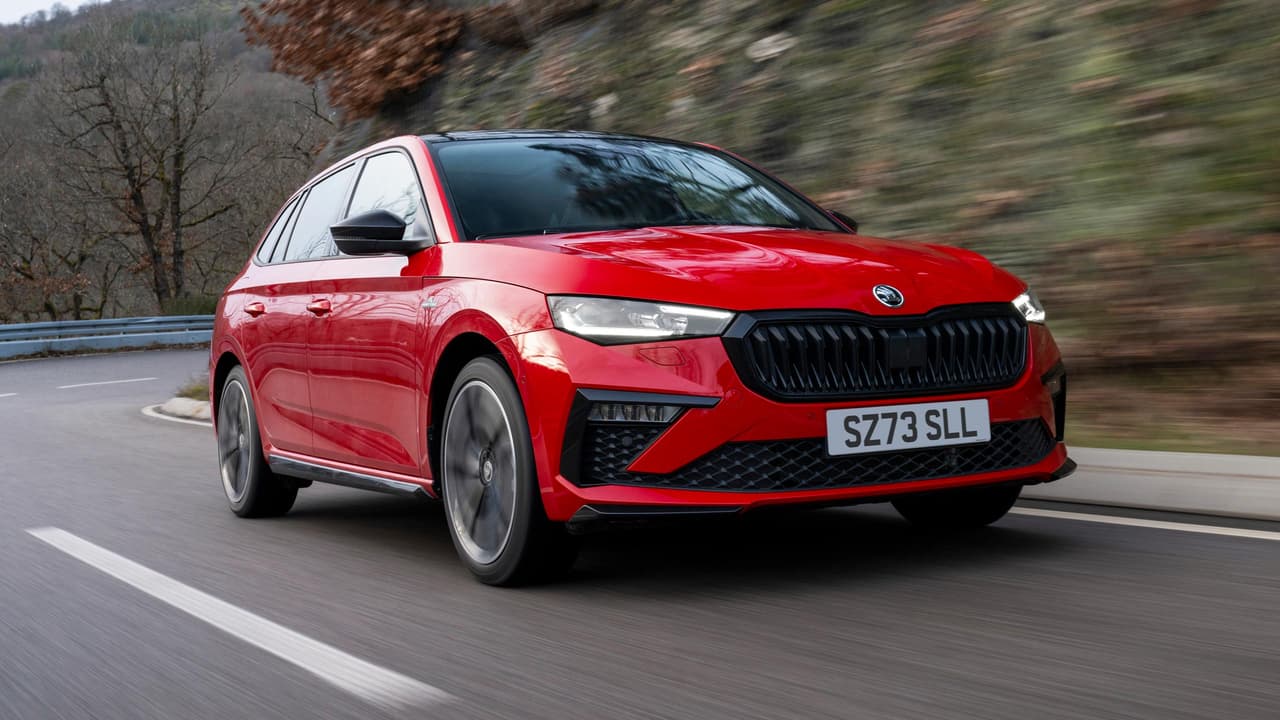 Skoda Scala Monte Carlo driving