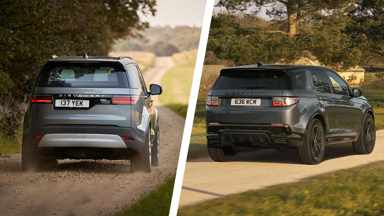 Land Rover Discovery vs Discovery Sport – rear three quarter