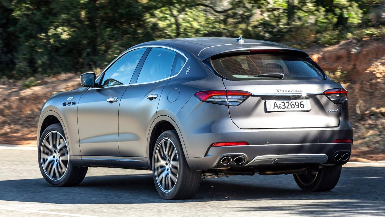 Maserati Levante GT Hybrid review rear three quarters