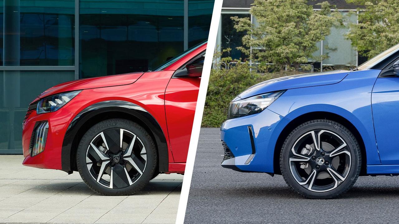 Peugeot 208 vs Vauxhall Corsa wheels
