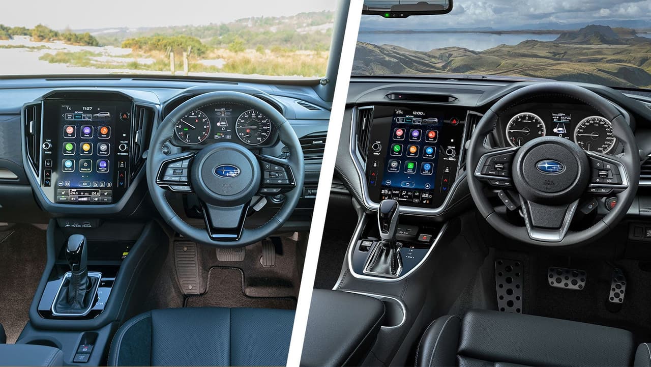 Subaru Forester vs Outback interior