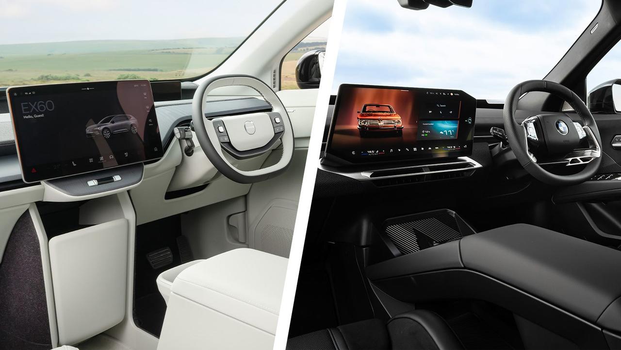 Volvo EX60 vs BMW iX3 interior