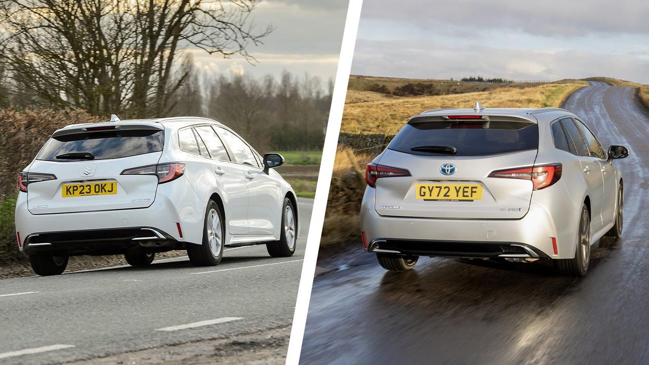 Suzuki Swace vs Toyota Corolla rear