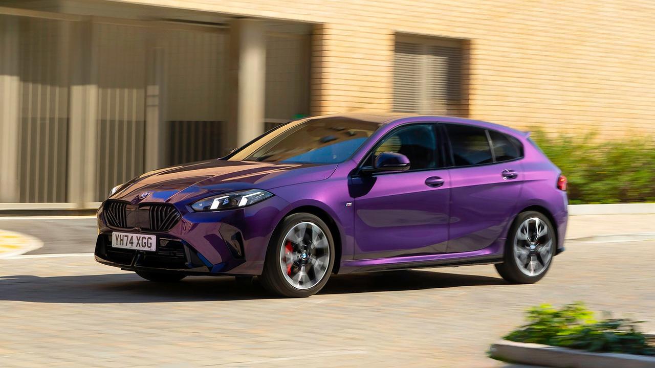 BMW 1 Series in purple