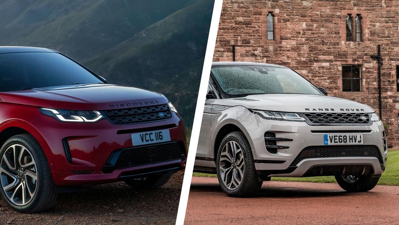 Land Rover Discovery Sport vs Range Rover Evoque front detail