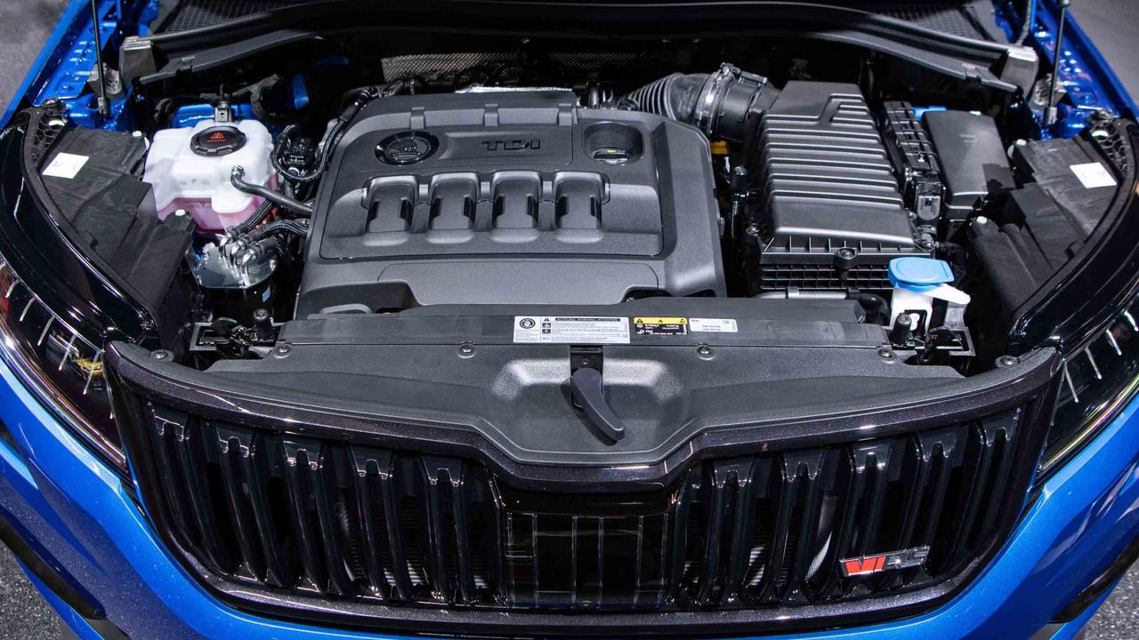 Skoda Kodiaq vRS diesel engine