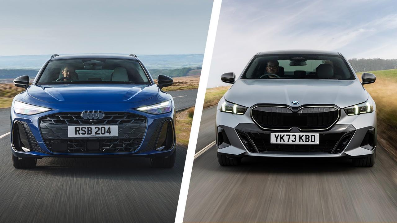 Audi A6 vs BMW 5 Series front