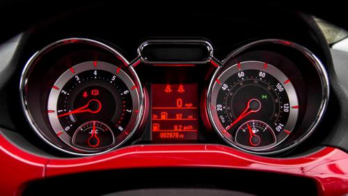 Vauxhall Adam dials