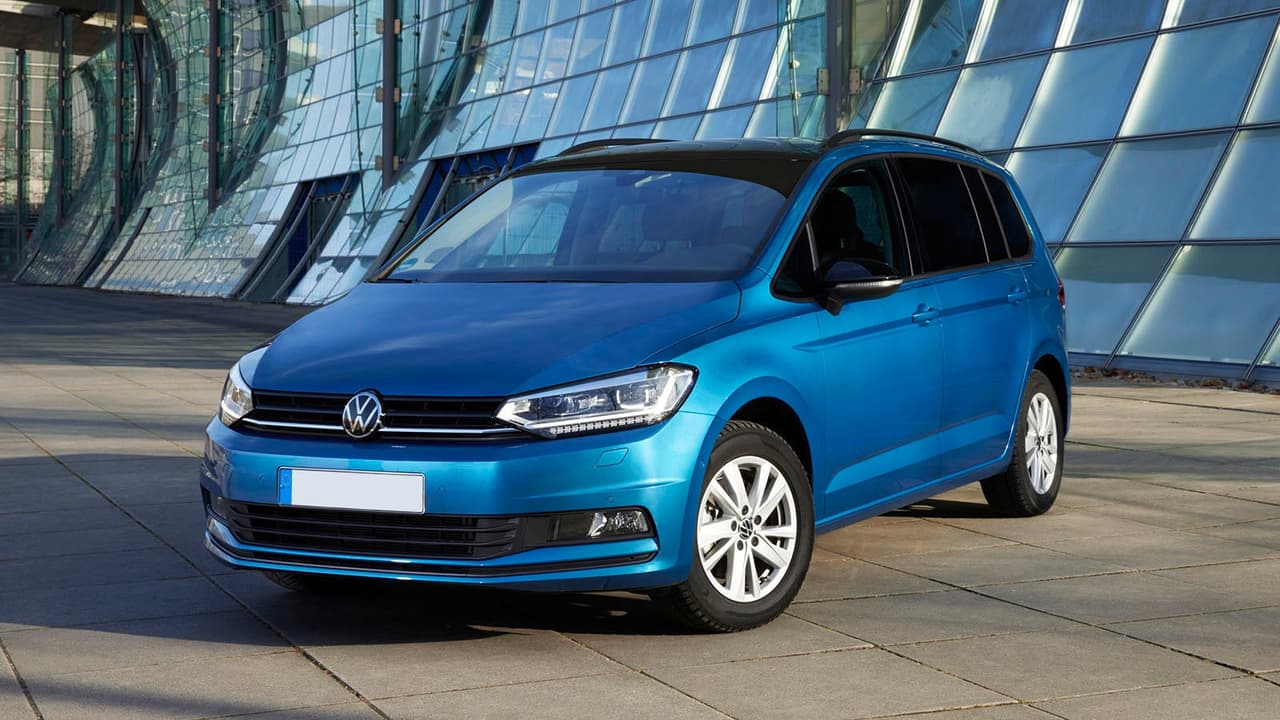 Volkswagen Touran in blue