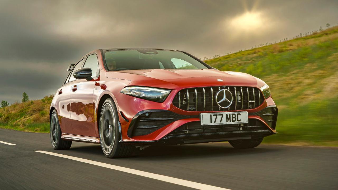 Mercedes A35 AMG in red