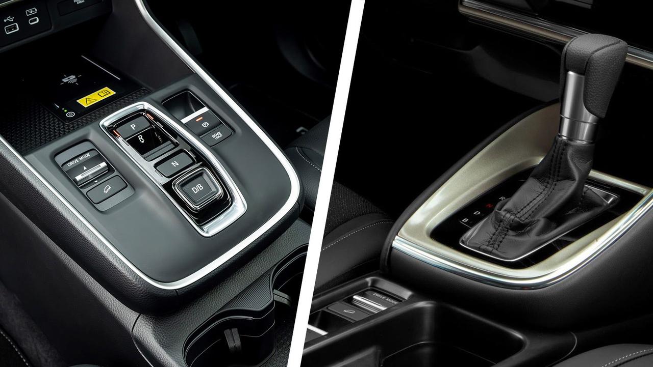 Honda CR-V vs HR-V – centre console detail