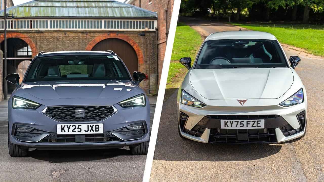 SEAT Leon vs Cupra Leon front