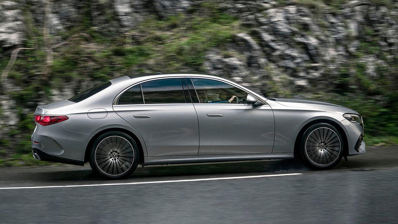 Mercedes E-Class side on