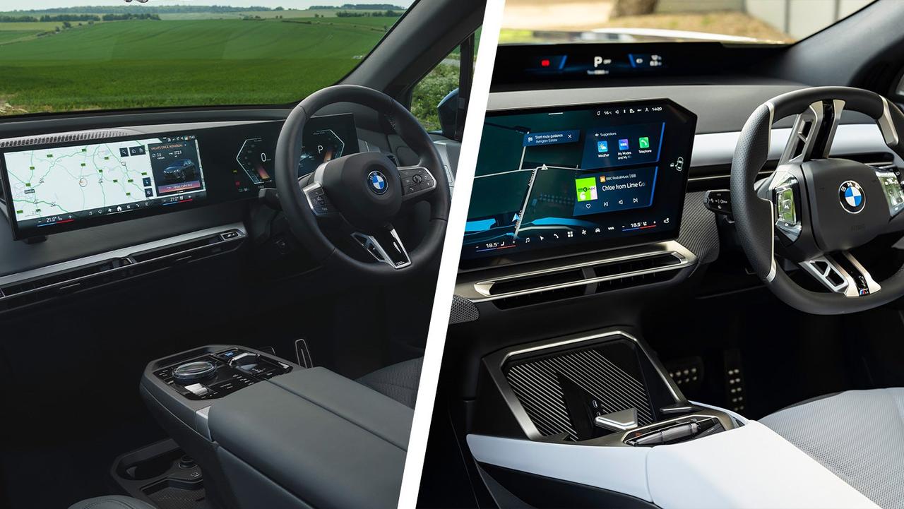 BMW iX vs iX3 interior