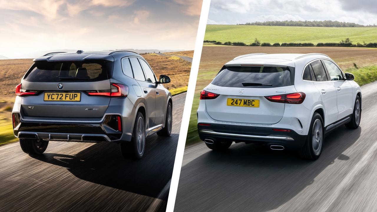 BMW X1 vs Mercedes GLA rear