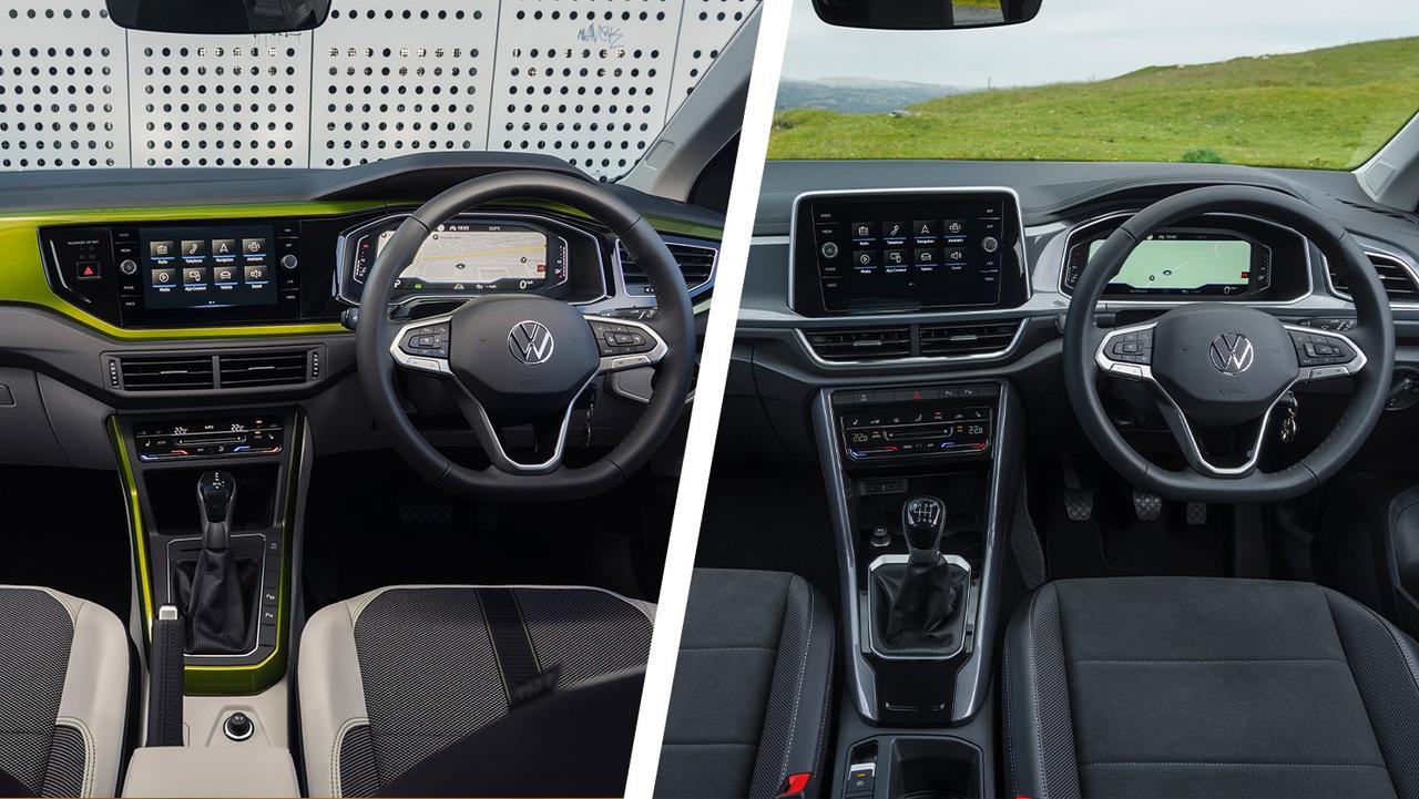 VW Taigo vs T-Roc interior
