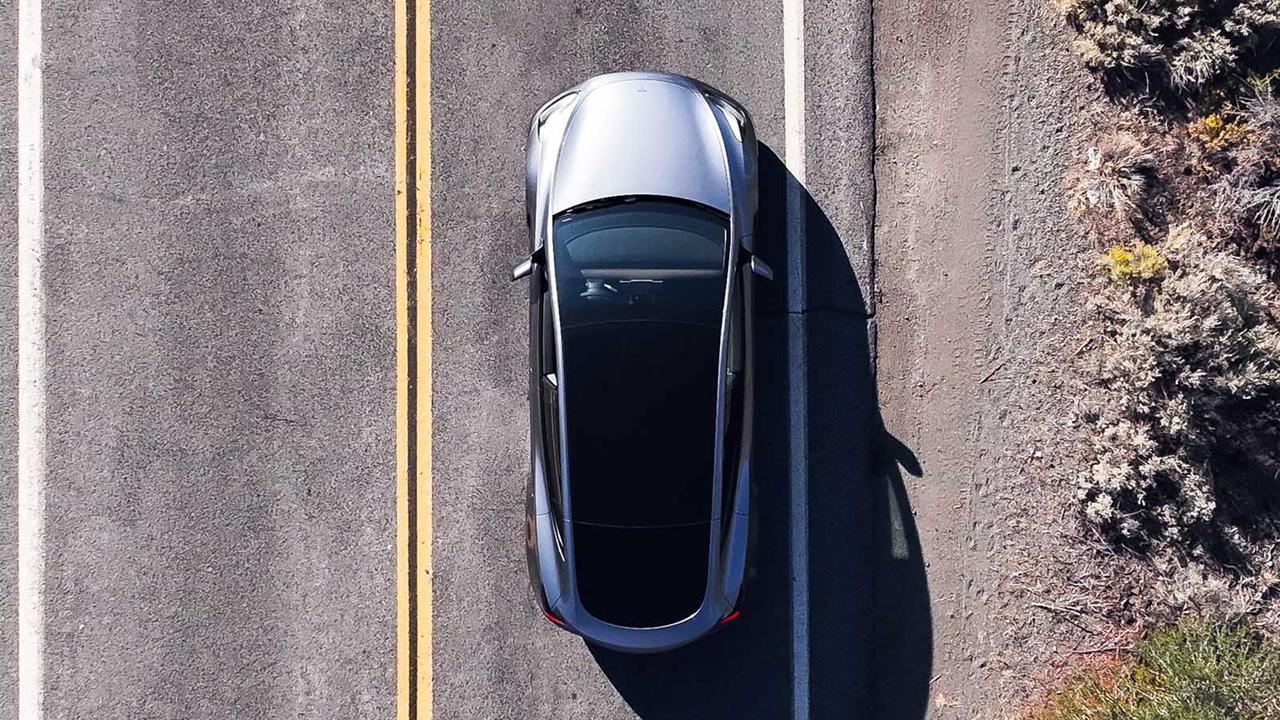 Tesla Model Y top view