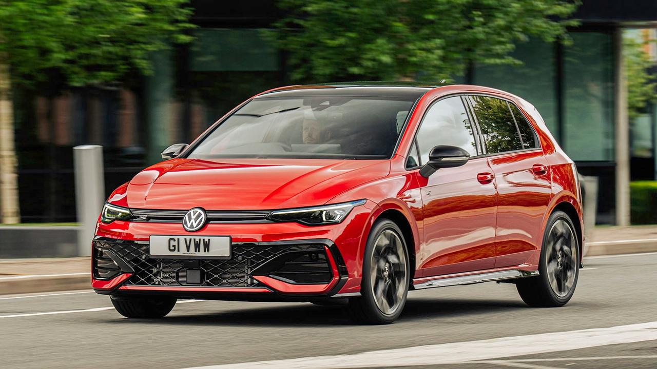 Volkswagen Golf in red