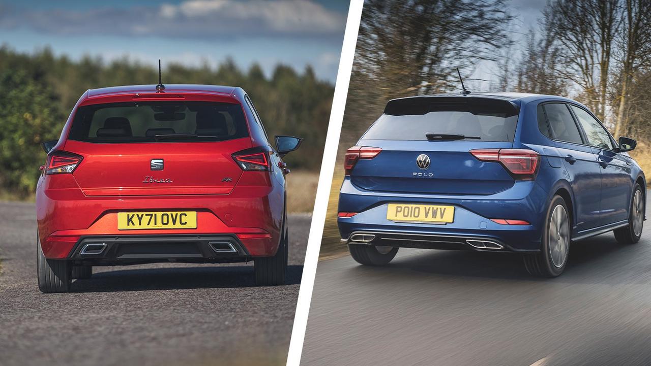 SEAT Ibiza vs VW Polo rear