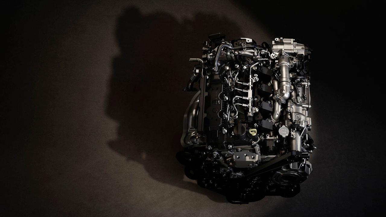 Mazda Skyactiv X engine detail
