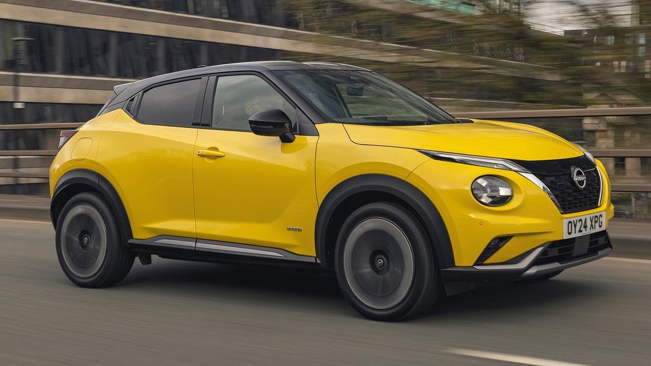 Nissan Juke second generation in yellow