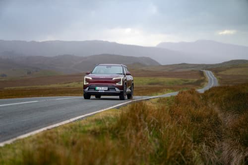 Kia ev5 driving scenic