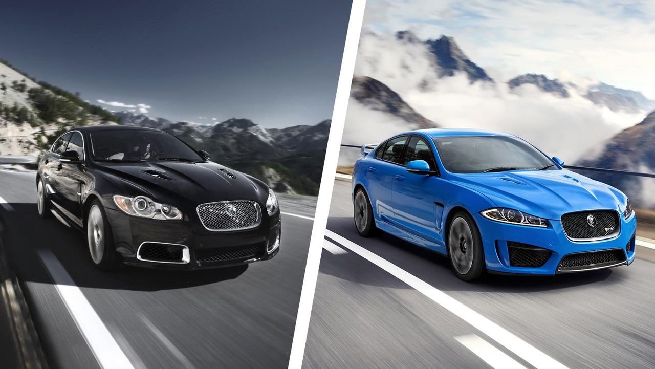 Jaguar XFR and XFR-S side by side