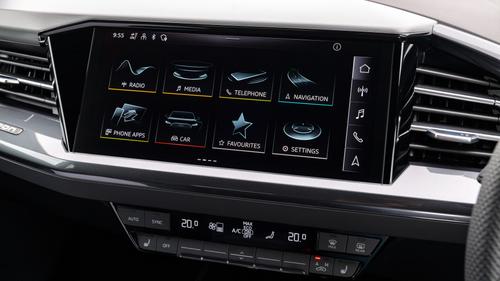 Audi Q4 touchscreen