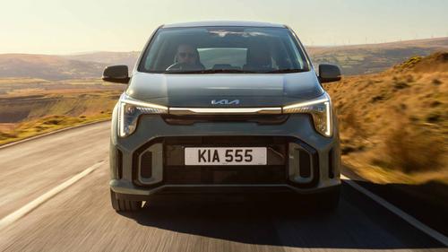 Kia Picanto driving front vieew