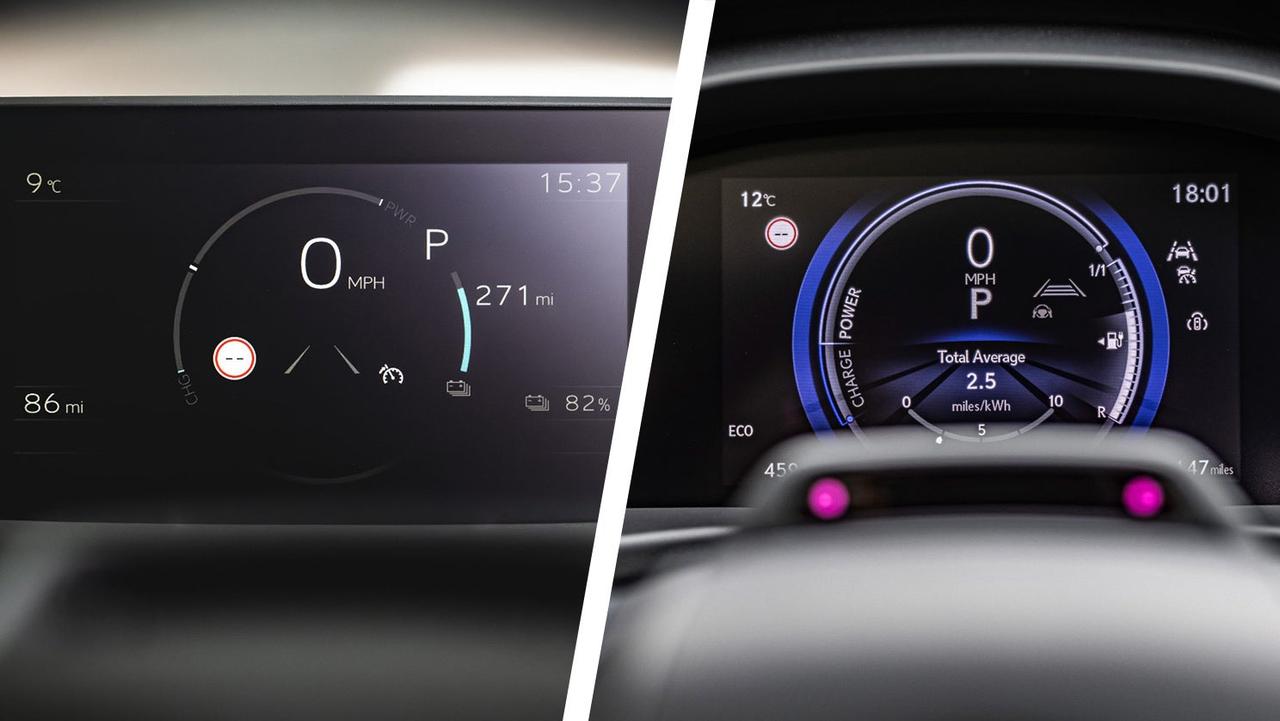 Toyota vs Lexus – bZ4X vs RZ – driver's dials