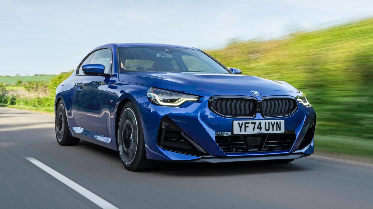 BMW 2 Series coupe driving