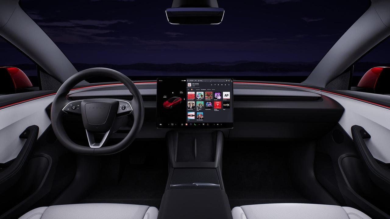 Tesla Model 3 interior