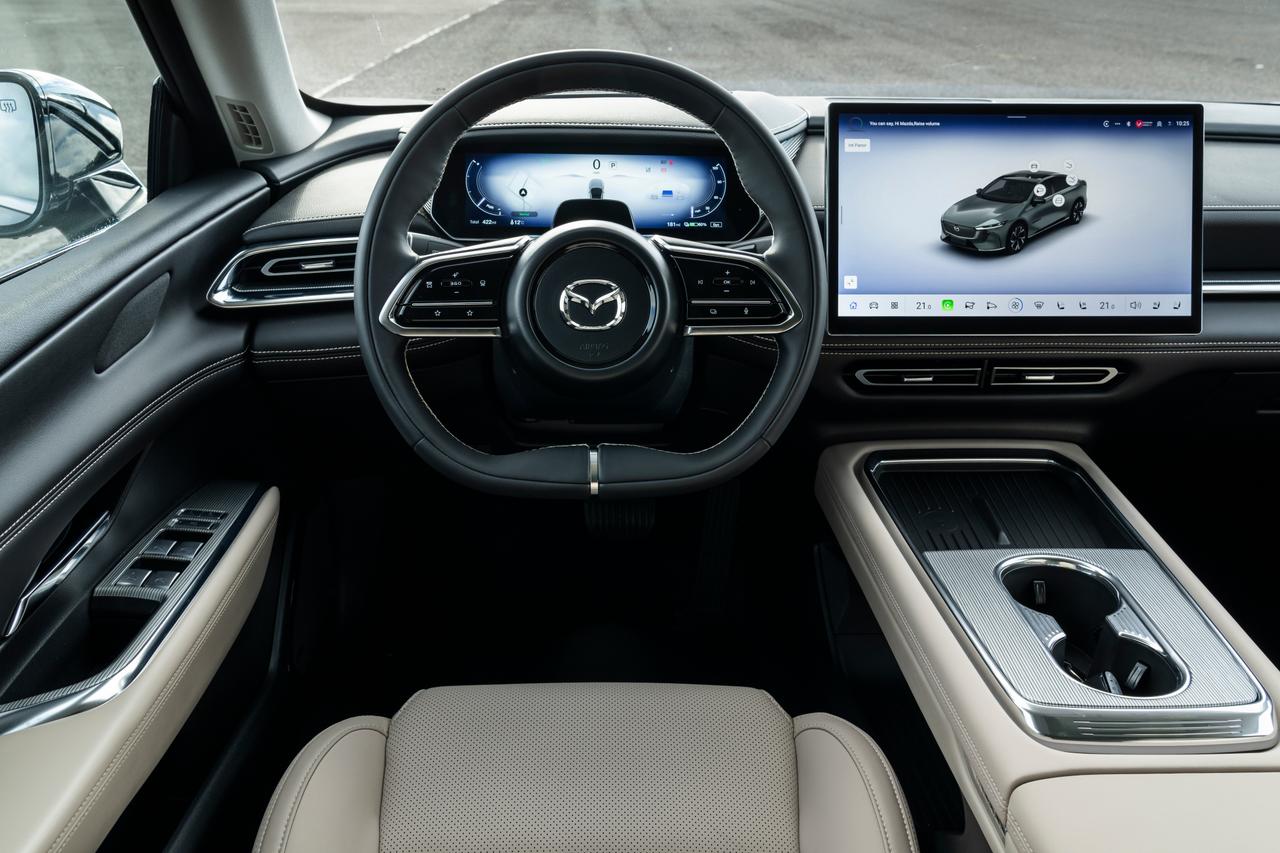 Mazda 6e steering wheel