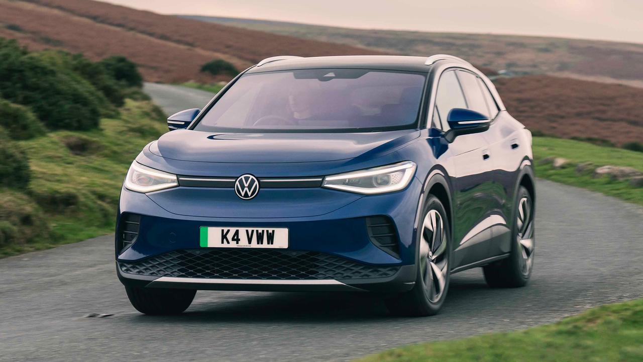 Volkswagen ID.4 driving front view