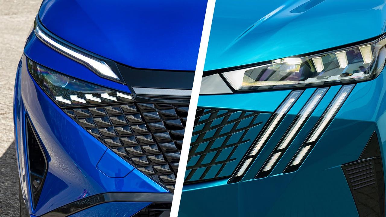 Nissan Qashqai vs Peugeot 3008 headlight