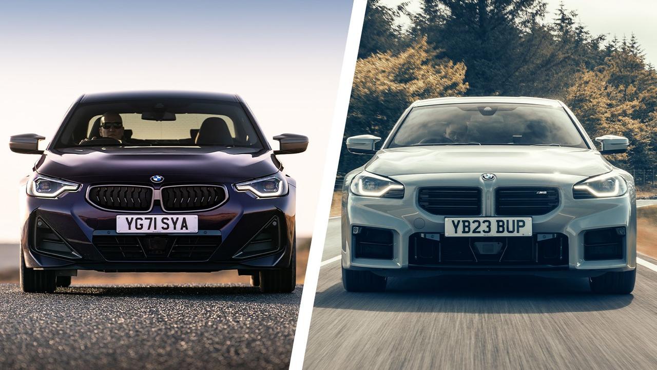BMW M240i vs M2 front
