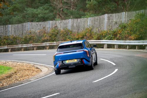 Kia EV4 rear driving shot
