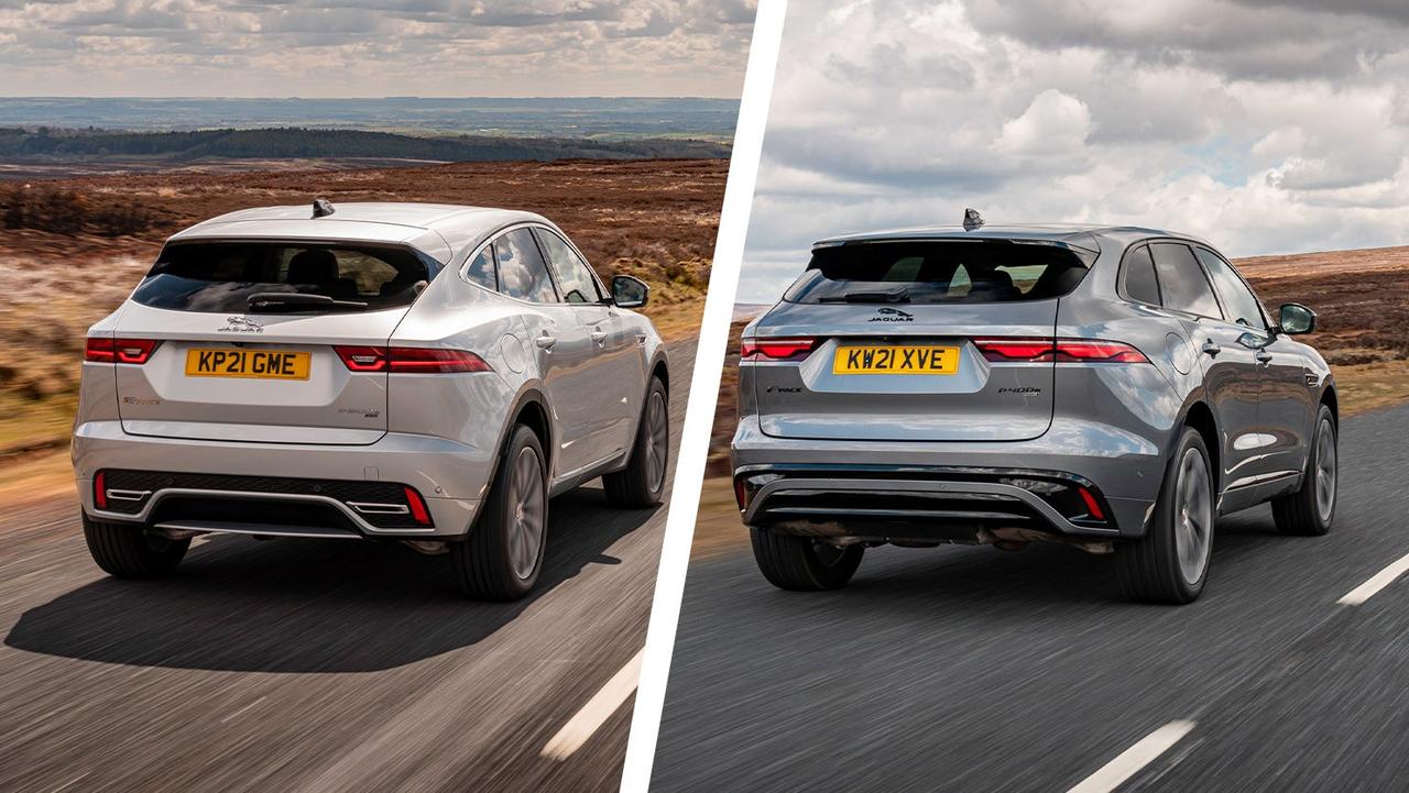 Jaguar E-Pace vs F-Pace rear