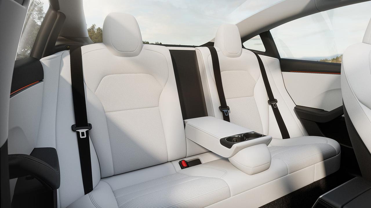 Tesla Model 3 rear seats