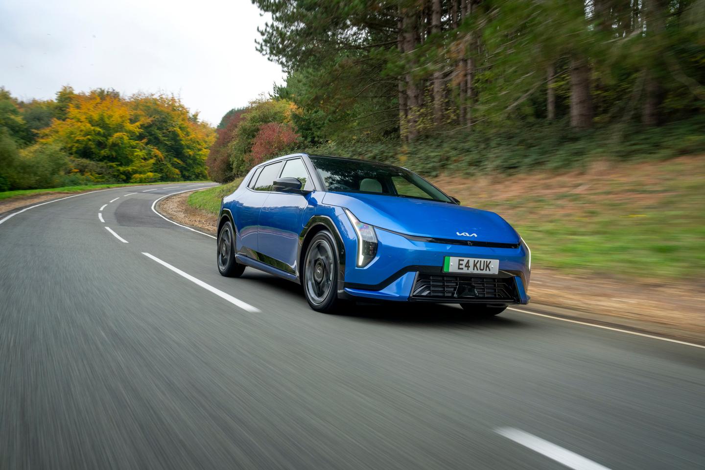 Kia EV4 hero driving shot
