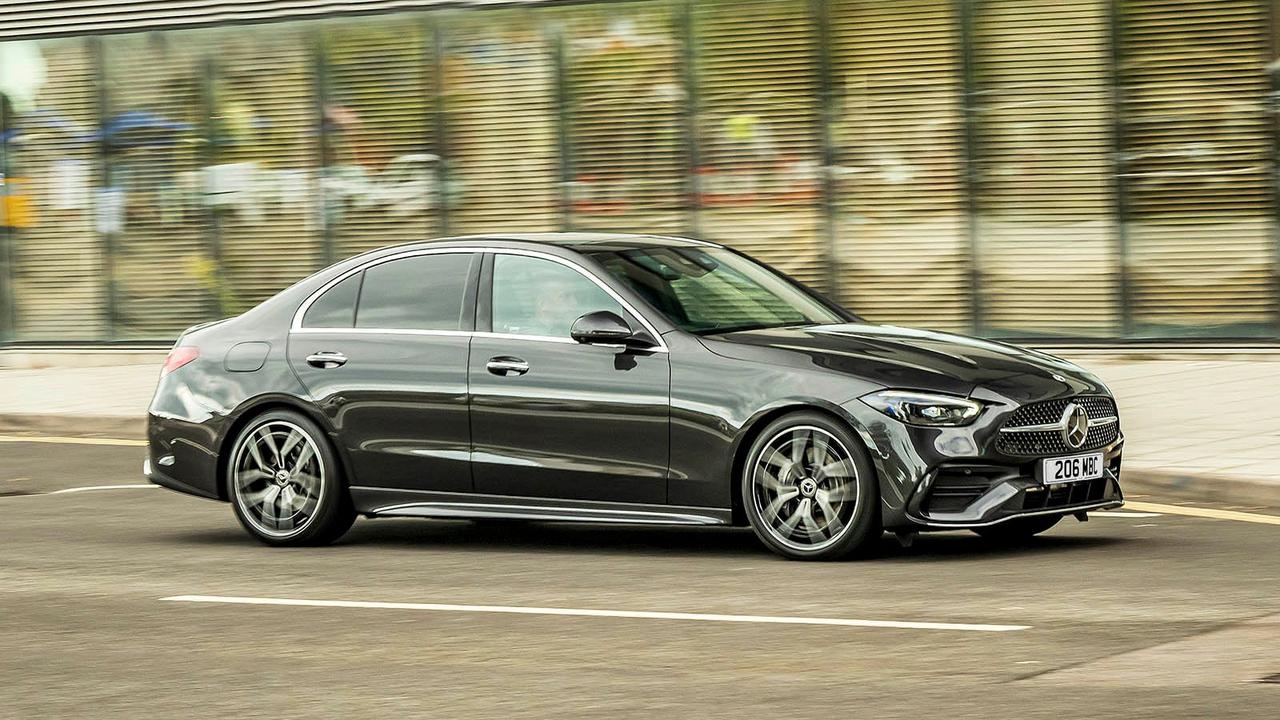 Mercedes C-Class saloon in black