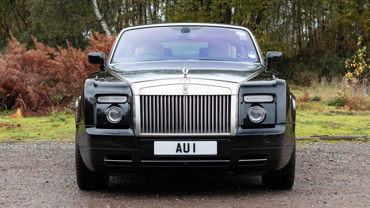 Rolls-Royce with private number plate, front view