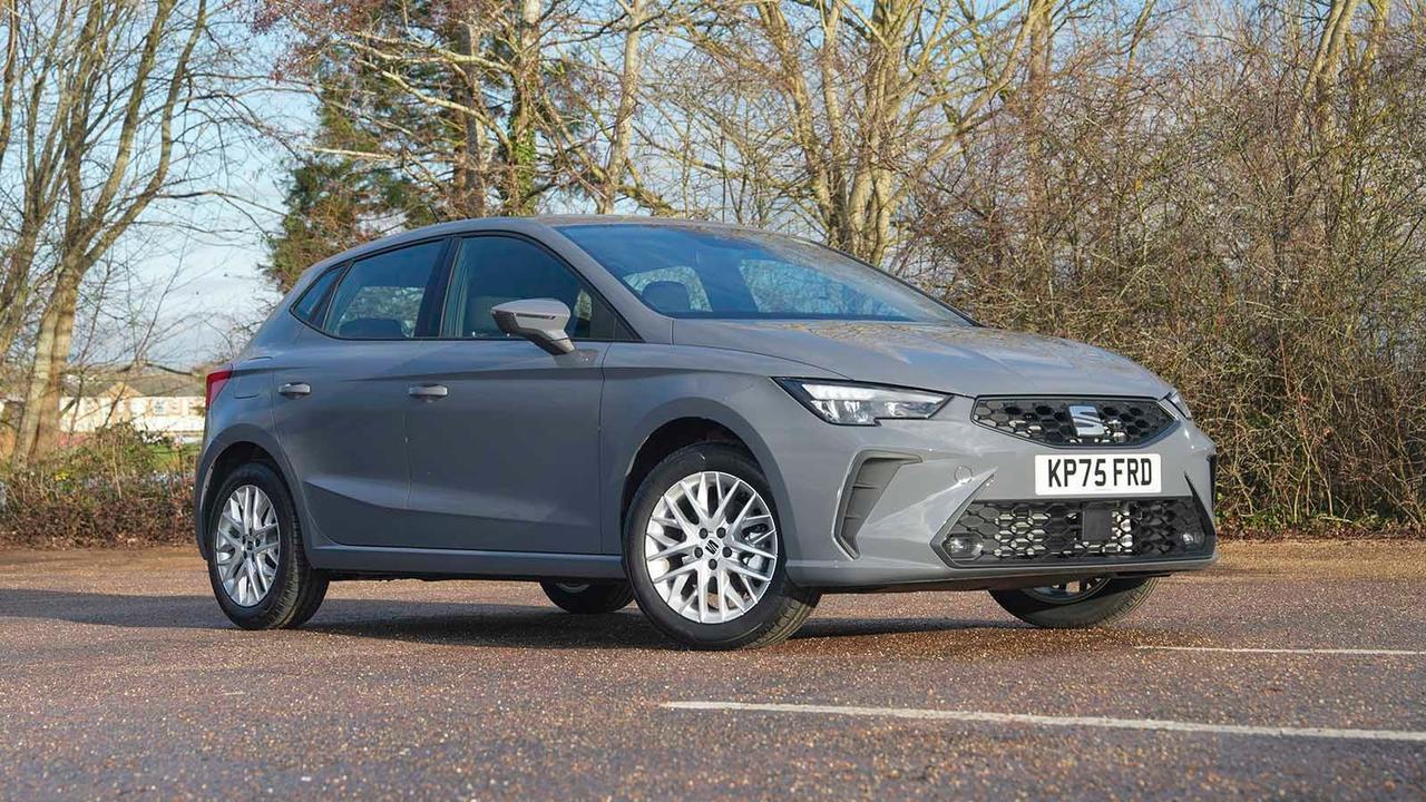 SEAT Ibiza in grey, static
