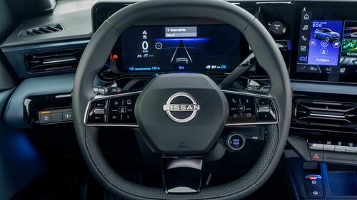 Nissan Micra EV steering wheel