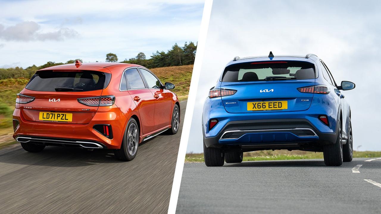 Kia Ceed vs XCeed rear