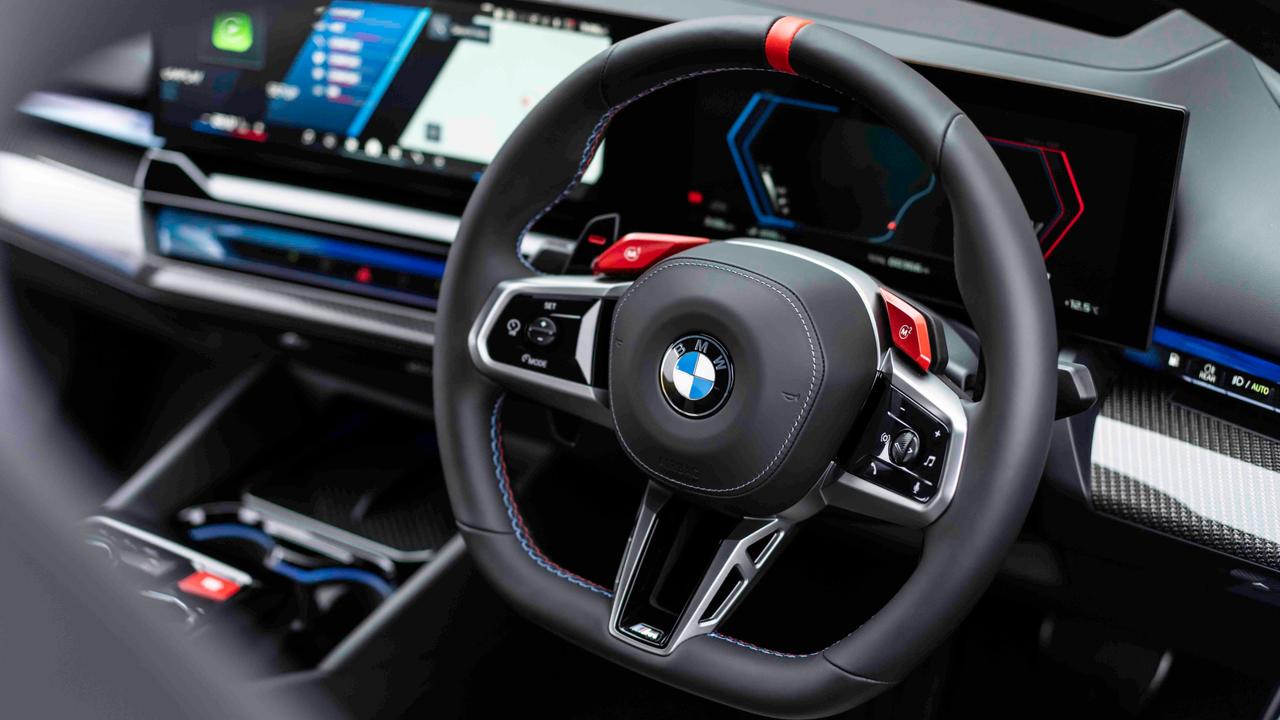 BMW M5 steering wheel