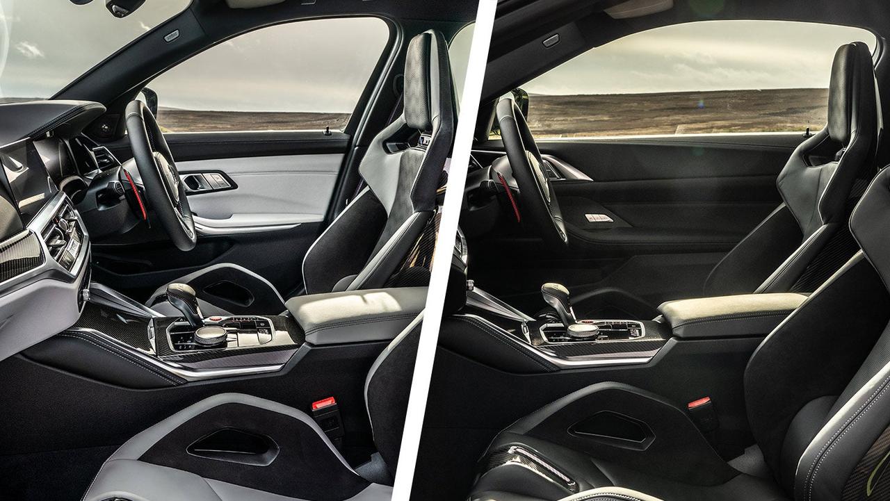 BMW M3 vs M4 – side interior